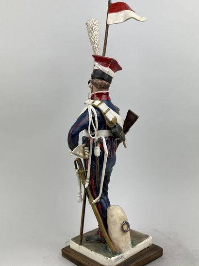 null Bernard BELLUC (1949 - )

Polish lancer of the Guard 1812

Figurine in polychrome...