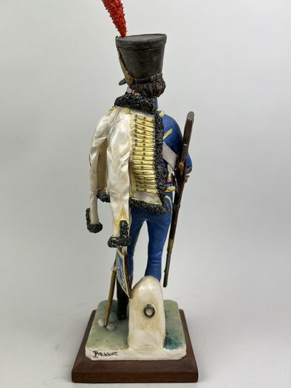 null Bernard BELLUC (1949 - )

5th REGT of Hussars 1810

Figurine in polychrome earthenware...