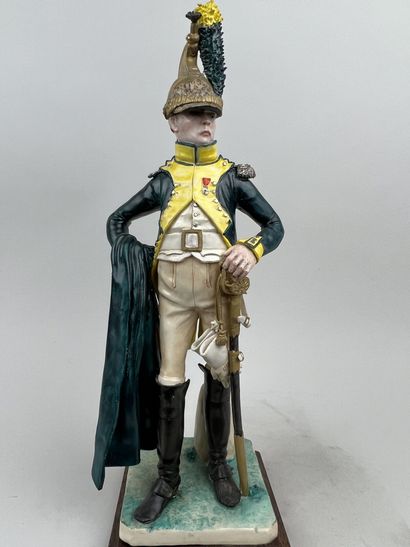 null Bernard BELLUC (1949 - )

19e REGT de Dragons officier 1807

Figurine en faïence...