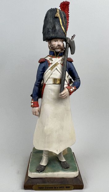 null Bernard BELLUC (1949 - )

Sapper Grenadier of the Guard 1809

Figurine in polychrome...