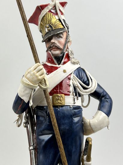null Bernard BELLUC (1949 - )

Polish lancer of the Guard 1812

Figurine in polychrome...