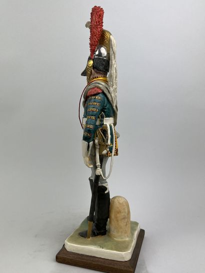 null Bernard BELLUC (1949 - )

Cuirassier 8th REGT trumpet 1812

Figurine in polychrome...