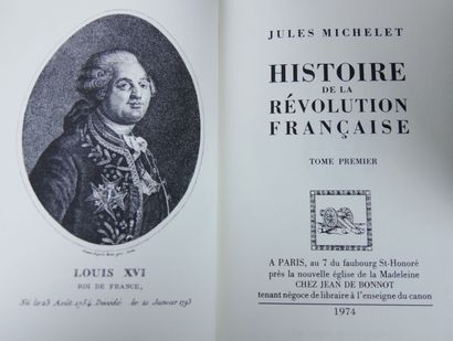 null MICHELET (Jules) 

History of the French Revolution

Paris, Éditions chez Jean...