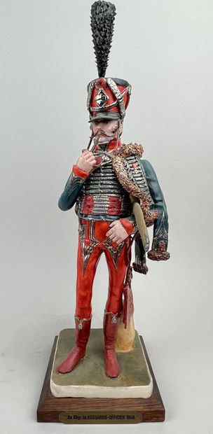 null Bernard BELLUC (1949 - )

8e REGT de Hussards

Figurine en faïence polychrome...