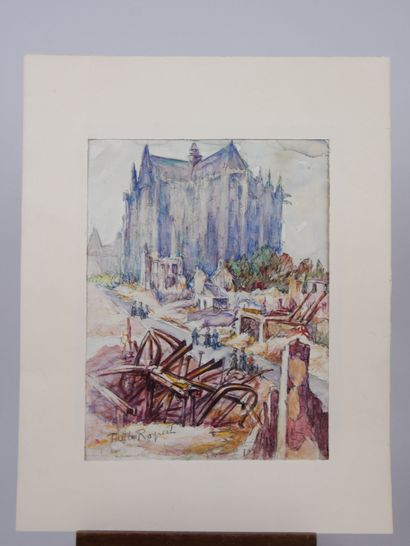 Thècle ROPERT (1894-1950) 

The cathedral...
