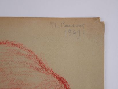 null Marguerite COUSINET (1886- 1970)

Filled woman

Sanguine and brown pencil on...