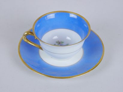 null Lot of porcelain including: 

LOURIOUX (Manufacture of porcelain of 1902 to...
