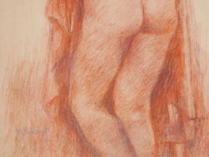 null Marguerite COUSINET (1886- 1970)

The buttocks 

Sanguine and black pencil on...