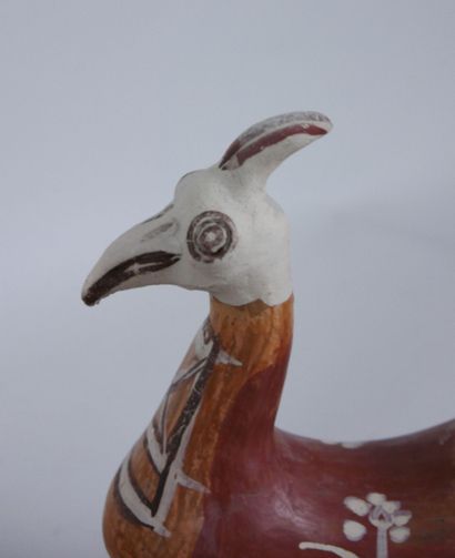 null SOUTH AMERICA

Souvenirs of trip in polychrome terracotta including zoomorphic...