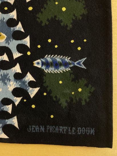 null 
PICART-LE DOUX, Jean (1902-1982) and workshop M. Berthaud (Aubusson) :




Depths




Tapestry...