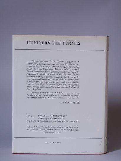 null Jean GUIART, « Océanie », univers des formes, 1963. Etat neuf.



Expert : LACOSTE...
