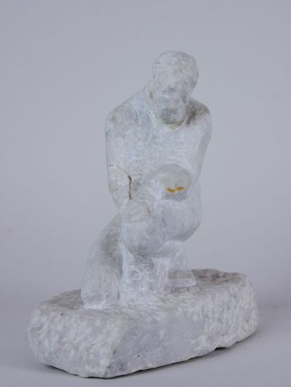 null Marguerite COUSINET (1886- 1970) 

Crouching young man, Adam ? 

Sculpture in...