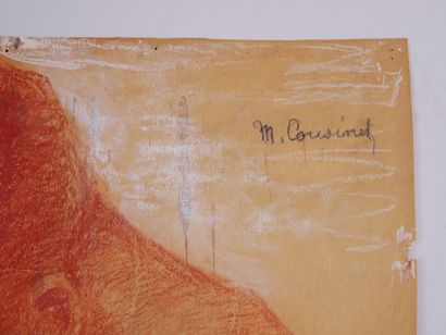 null Marguerite COUSINET (1886- 1970)

Orpheus 

Sanguine and white chalk on paper...