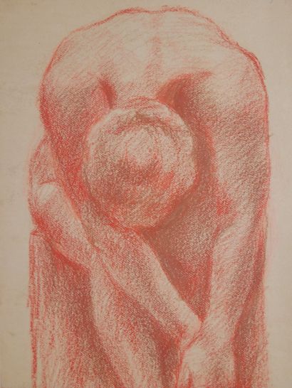 null Marguerite COUSINET (1886- 1970)

Filled woman

Sanguine and brown pencil on...