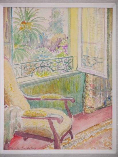 null Ursula BARDSLEY (1923-2013)

Interior 

Pencil and watercolor on paper signed...