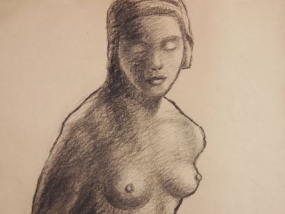 null Marguerite COUSINET (1886- 1970)

The model 

Charcoal on paper signed lower...