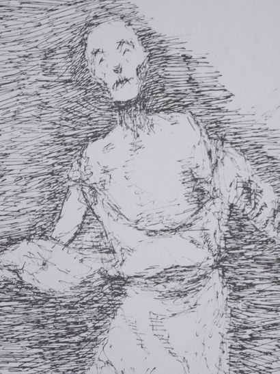 null Louis MITELBERG known as TIM (1919 - 2002)

Mauriac after Francisco GOYA

Ballpoint...