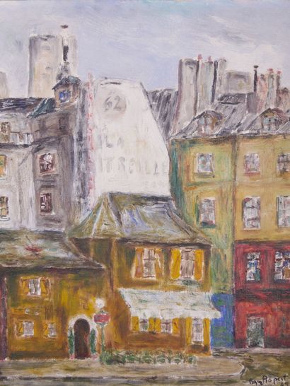 Roger ROPERT (1927-2020) 
View of Paris 
Oil on board signed lower right and dated...