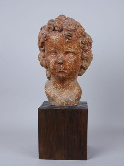 null Marguerite COUSINET (1886- 1970) 

Bust of a child 

Sculpture in plaster with...