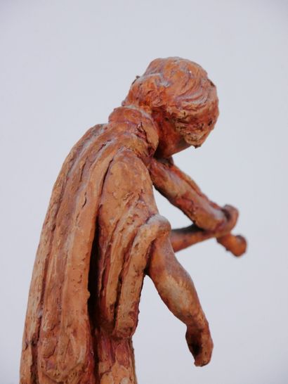 null Marguerite COUSINET (1886- 1970) 

Young woman with violin 

Sculpture in patinated...