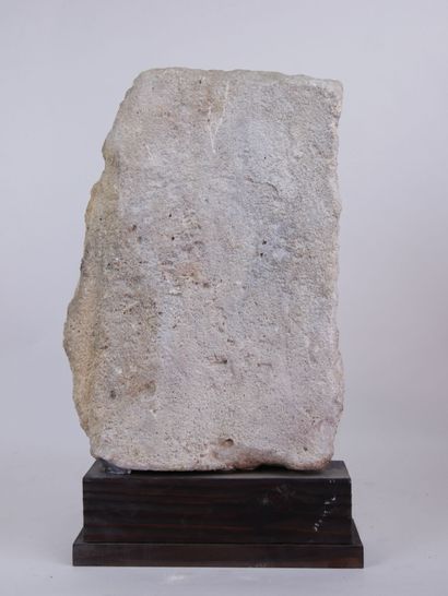 null Modern school. Marguerite COUSINET (1886- 1970) ? 

Stone sculpture representing...