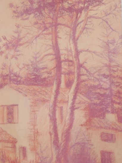 null Marguerite COUSINET (1886- 1970)

Houses and undergrowth

Sanguine on paper...