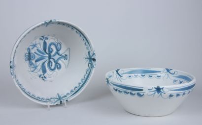 null KERALUC in Quimper

Part of table service in white and blue earthenware decorated...