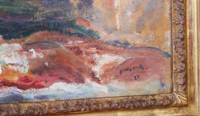 null Michel SIMONIDY (1870-1933)

Les rochers 

Huile sur toile signée en bas à droite...
