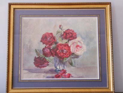null School of the XXth century 

Bouquet of roses

Watercolor on paper signed lower...