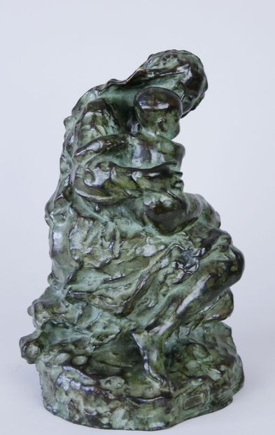 null Modern school of the XXth century 

Maternity

Sculpture in bronze with green...