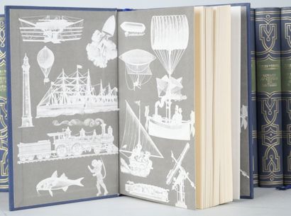 null Les oeuvres de Jules Verne. Edition Rencontre Lausanne. Reliure éditeur. 43...