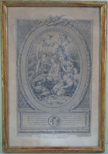 null D'après Charles-Nicolas COCHIN (1715-1790), gravure d'après Joseph de LONGUEIL...