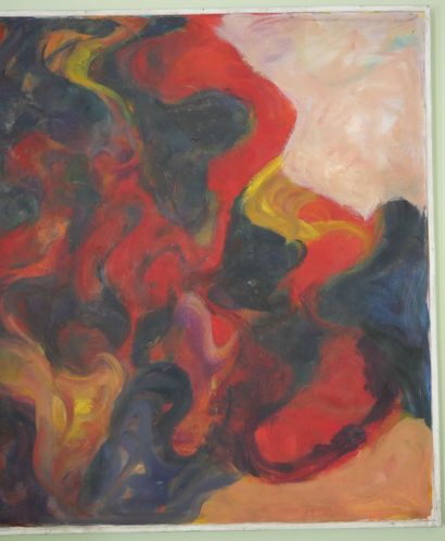 null Vasco COSTA (1917-1986) 

Composition 

Oil on canvas signed lower left 

150...