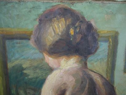 null David FRIEDMANN (1893-1980)

Femme nue de dos 

Huile sur toile signée en bas...