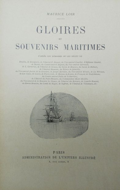 null [MILITARY]. Set of 5 Volumes, Publisher's Cartons.

Loir Maurice. Gloires et...