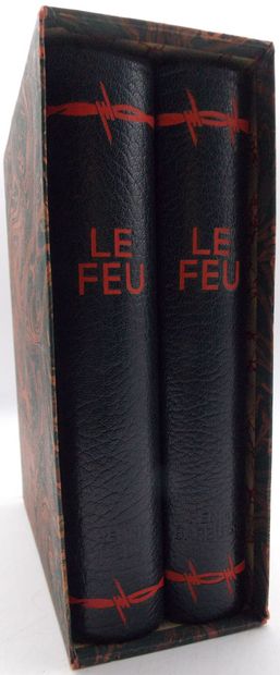 null [MILITAIRE]. Ensemble de 2 Volumes.

Henri Barbusse. Le Feu, Lithographies de...