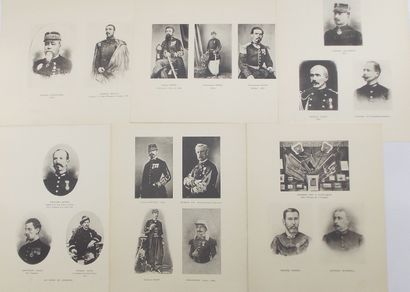 [MILITARY-FOREIGN LEGION]. Set of 26 plates...