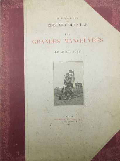 null [MILITARY].

Major Hoff. Les Grandes Manoeuvres, Illustrations by Édouard Detaille,...