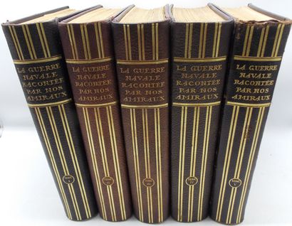 null [MARINE]. Set of 5 Volumes.

La Guerre Navale racontée par nos Amiraux. Illustrations...
