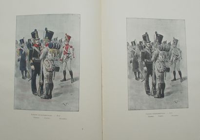 null [MILITAIRE]. Collectif.

Album de l'Armée Française (de 1700 à 1870), 40 planches...
