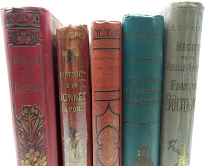 null [MILITARY]. Set of 5 Volumes, Publisher's Cartons.

Loir Maurice. Gloires et...
