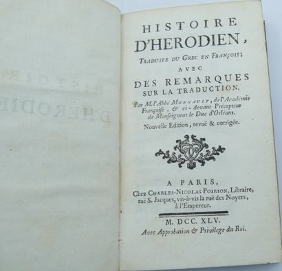 null [CLASSIQUE & DIVERS]. Ensemble de 4 Volumes.

François de Salignac de la Mothe...
