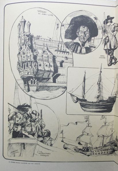 null [MARINE]. Set of 5 Volumes.

La Guerre Navale racontée par nos Amiraux. Illustrations...