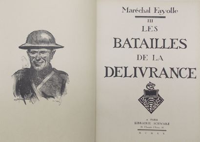 null [MILITARY]. Set of 3 Volumes.

DUBAIL (General) and FAYOLLE (Marshal). 

The...