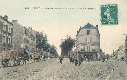 null 33 POSTCARDS VAL DE MARNE : The City of Ivry. Including" Rue de Paris and Rue...