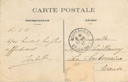 null 9 POSTCARDS SCENES & TYPES : La Creuse. "Crozant-Type of the Country (Old Woman,...