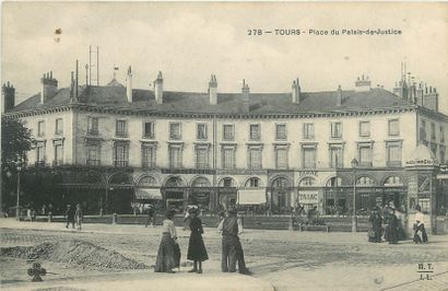 null 38 CARTES POSTALES INDRE & LOIRE : La Ville de Tours. Dont" Banque de France...