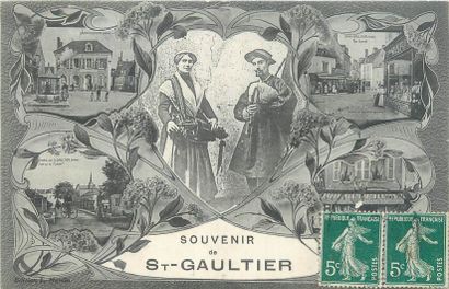 25 INDRE POSTCARDS: The City of Saint Gaultier....