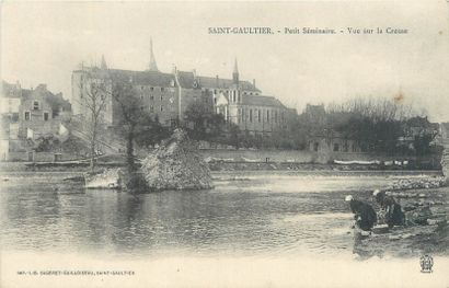 null 24 INDRE POSTCARDS: The City of Saint Gaultier. Including" Souvenir de Saint...