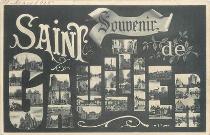 null 25 CARTES POSTALES INDRE : La Ville de Saint Gaultier. Dont" Souvenir de Saint...